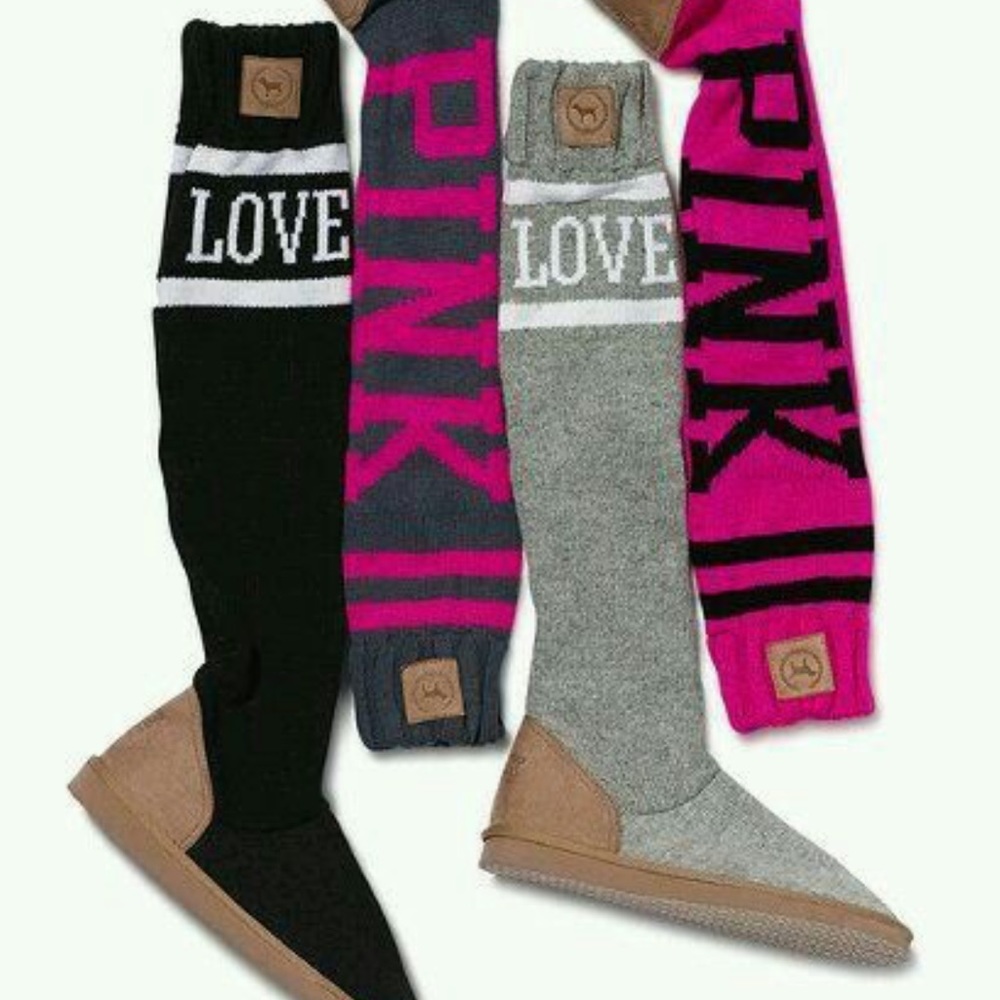|•PINK•| Sock Boots